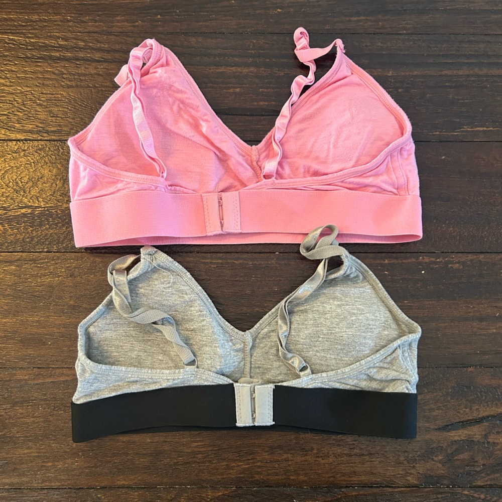 Juicy Couture Y2K Pink, Gray and Black Bralettes - Picture 2 of 7
